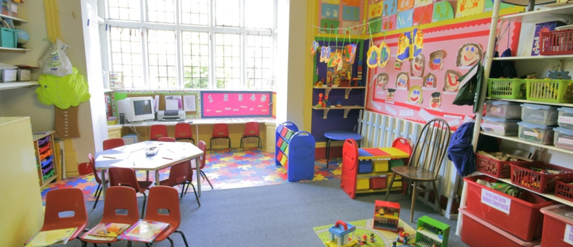 Playroom in a children's nursery